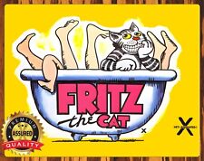 Fritz The Cat - April 14, 1972 - Restored - Metal Sign 11 x 14 picture
