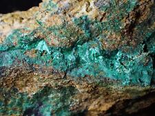 Rare Malachite crystals w/ Chalcocite Main Decline Mary Mine Ducktown Tennessee picture