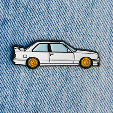 BMW E30 M3 Inspired Hard Enamel Pin - Perfect Gift for BMW Enthusiasts picture
