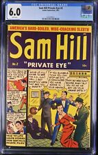 Sam Hill Private Eye #1  CGC 6.0 White 1951 Golden Age Pre-Code Crime Comic picture