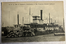 Contribution to San Francisco Disaster Sufferers Olympia WA Post Card pre WW1 picture