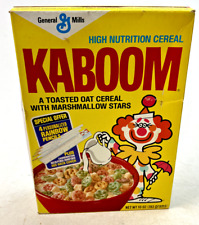 Vintage 1980s General Mills Kaboom Cereal Box picture