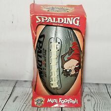 Vintage 1996 Looney Tunes League Spalding Mini Football Taz Tasmanian Devil USA picture