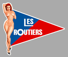 LES ROADIERS SYMPAS PIN-UP SEXY TRUCK VINTAGE STICKER RB104 picture