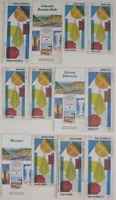 Collection 12 Different SINCLAIR OIL COMPANY ROAD MAPS 1967-1968 States & Cities picture