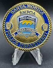 Santa Monica, California Police Officer Association Department Challenge Coin picture
