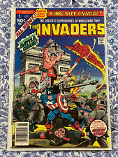 INVADERS ANNUAL #1 NM King Size Roy Thomas Schomburg Silver Age Key HTF CGC IT picture