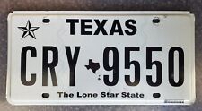 VINTAGE EXPIRED 2017 TEXAS LICENSE PLATE RANDOM LETTERS/NUMBERS FAIR-GOOD picture