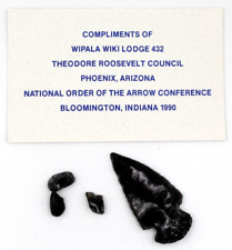 1990 NOAC Apache Tear Drops Arrowhead Wipala Wiki Lodge 432 Theodore Roosevelt picture
