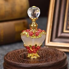 5ml Vintage Heart Perfume Bottles Empty Refillable Essential Oil Bottle Red Bird picture