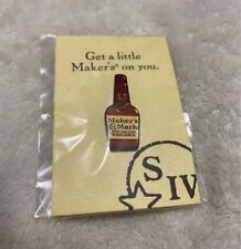 makers mark Kentucky Straight Bourbon Whisky Enamel Pin NWT bar Alcohol picture