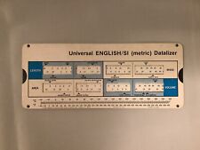 Vintage Universal English/SI ( Metric) Datalizer Calculator Slide Rule 1976 picture