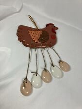Vintage 1980s Chicken With Ceramic Eggs picture