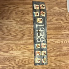 Handmade Man Cave Art Repo Baseball Cards On Reclaimed Wood picture