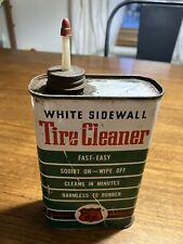 Vtg PHILLIPS 66 Tire Cleaner 1 Pint Advertising Can Mostly Empty, Used Metal Tin picture