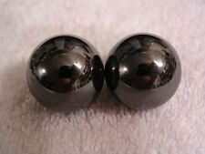 Hematite 1 inch spheres 3 pair of magnetic hematite balls 6 balls  picture