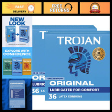TROJAN ENZ Lubricated Condoms, Latex Condoms for Contraception and STI Protectio picture