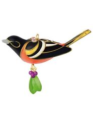 Hallmark Keepsake Baltimore Oriole Miniature 2014 Beauty of Birds Ornament #7 picture
