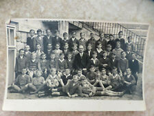 Old RPPC School Class Fine Young Boys Real Photo Postcard picture