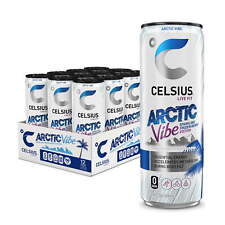 CELSIUS Sparkling Arctic Vibe, Functional Essential Energy Drink 12 fl oz Can picture
