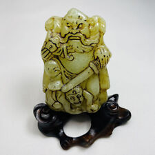 Antique Han Dynasty Handle Zhong Kui Pendant Jade Pendant Xiuyu Amulet Collect picture