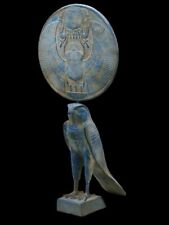 UNIQUE ANCIENT EGYPTIAN STATUE of Horus God Falcon Bird Sculpture Stone Handmade picture