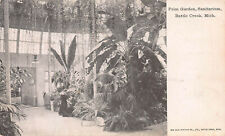 Palm Garden, Sanitarium, Battle Creek, Michigan, Early Postcard, Used in 1907 picture
