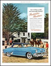 1952 Studebaker starliner car horse riding stable vintage photo Print Ad  adL32 picture