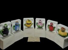 Vtg Avon Seasons Treasures & Seasons Harvest Mini Tea Pot Collecton Lot 6 w Box picture