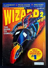 WIZARD: THE GUIDE TO COMICS #2 Hi-Grade SPIDER-MAN #1 Platinum Ad 1991 picture