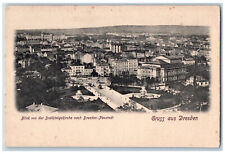Germany Postcard View from the Epiphany Church to Dresden-Neustadt c1905 picture