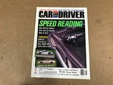 Vintage Car And Driver Magazine - "Speed Reading" - August 1997 picture