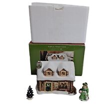 Dept 56 Simple Tradition Pine Isles Snowshoe Cabin Christmas Village Decoration picture
