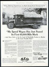 1930 REO Speed Wagon truck photo vintage print ad picture