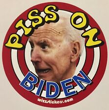 Joe Biden Target Toilet Urinal Sticker (Piss on Biden) by wizzstickers picture