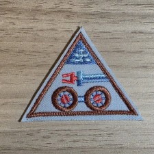 Girl Scout GSA Brownie Designing Robots Merit Badge Patch 2020s Modern USED picture