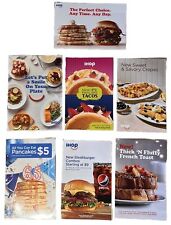 Lot Of 7 Collectible Authentic IHOP Restaurant Special Limited Menus picture
