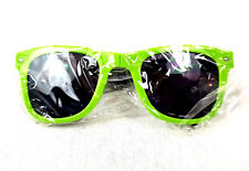 SIMPLE MOBILE Green/Black Promotional Wayfare Style Collapsible Sunglasses picture