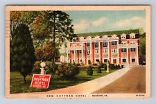 Bedford PA-Pennsylvania, New Hoffman Hotel Advertisement Vintage c1944 Postcard picture