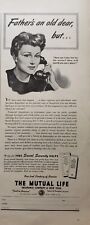 1944 Print Ad The Mutual Life Insurance Co Skilled In Social Security Matters picture