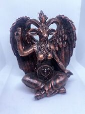 Ebros Gift Church of Satan Sabbatic Goat Idol Baphomet Resin Statue Satanic picture