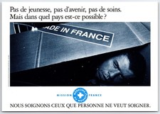 1993 Médecins du Monde Postcard - "Made in France" Social Exclusion Aid picture