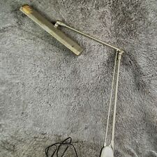 Vintage Articulating Drafting Lamp Light 2 Bulbs MCM Mid Century WORKING picture