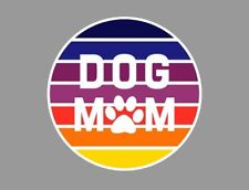 Dog Mom Paw Print Die Cut Glossy Fridge Magnet picture