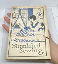 1928 Lydia E. Pinkham's Simplified Sewing Booklet Original Advertising Included picture