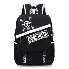 Anime One Piece Luffy Skull Canvas Backpack Sport Travel School Bag Shoulder Bag picture