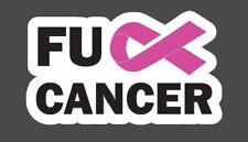F**k Cancer Die Cut Glossy Fridge Magnet picture