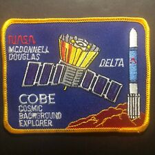 Vintage NASA McDonnell Douglass Delta Cobra Cosmic Background Embroidered Patch  picture