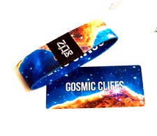 ZOX **COSMIC CLIFFS** SILVER STRAP medium Wristband w/Card picture