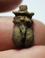 ZURQIEH -AD12001- ANCIENT EGYPT.  ROMAN FAIENCE PHALLIC AMULET. 100 A.D picture